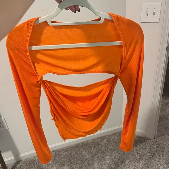 Tops - Orange long sleeve